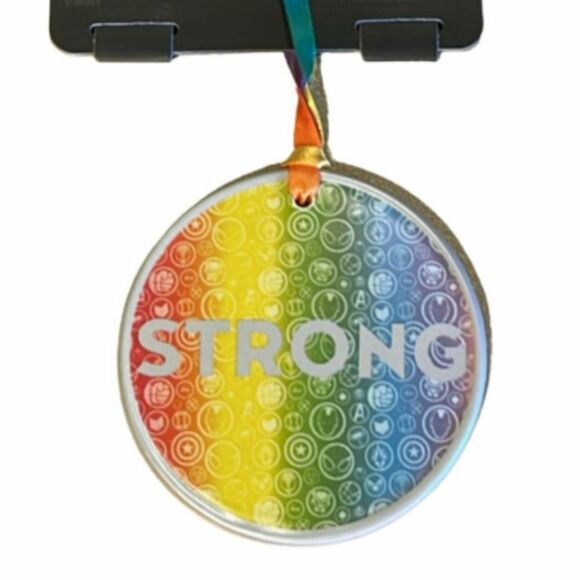 Disney Marvel Pride Collection Strong Disc Christmas Ornament - Picture 3 of 8